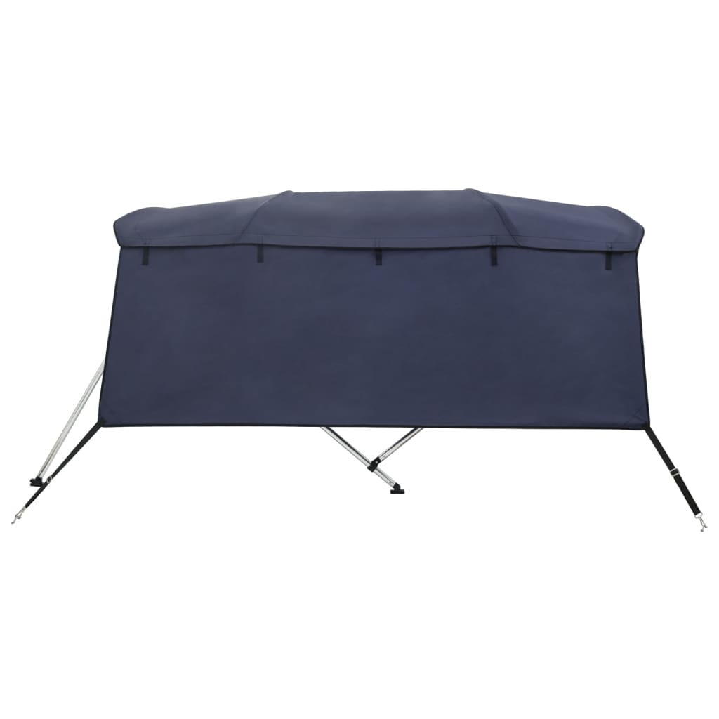 Bimini di Prua con Pareti Laterali 4 Archi 243x(185-198)x137cm