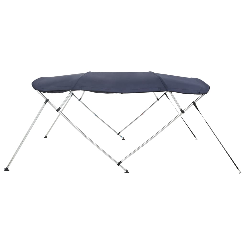 Bimini di Prua con Pareti Laterali 4 Archi 243x(185-198)x137cm