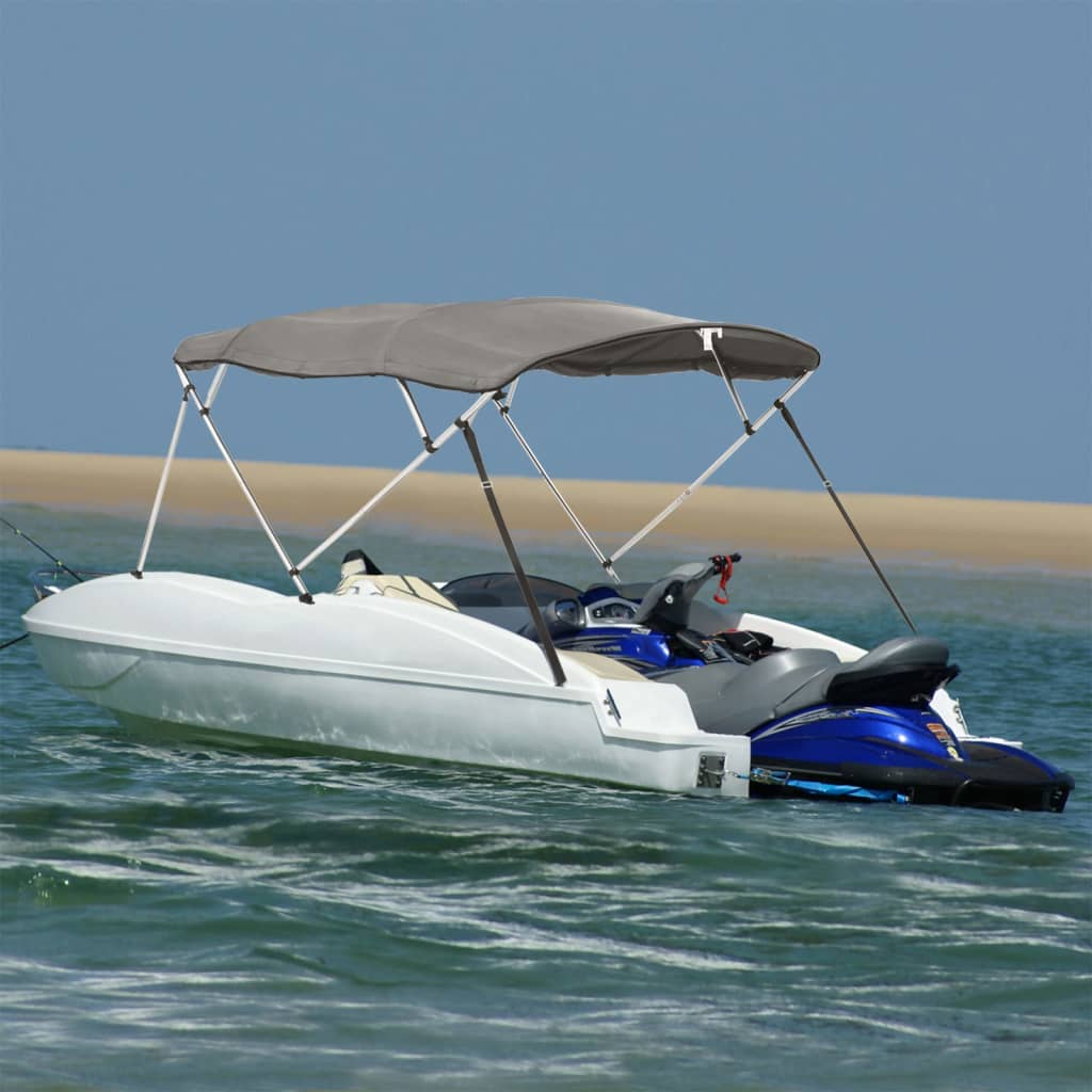 Bimini di Prua con Pareti Laterali 4 Archi 243x(170-182)x137cm