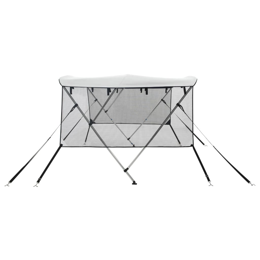 Bimini di Prua Pareti Laterali Rete 3 Archi 183x(137-152)x137cm | homemem39