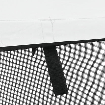 Bimini di Prua Pareti Laterali Rete 3 Archi 183x(137-152)x137cm | homemem39