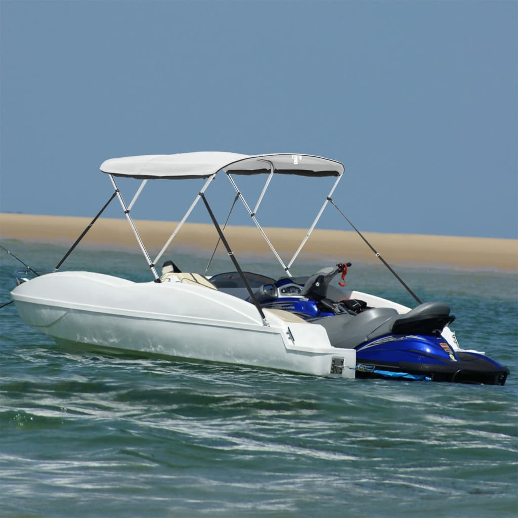 Bimini di Prua Pareti Laterali Rete 3 Archi 183x(137-152)x137cm