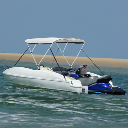 Bimini di Prua Pareti Laterali Rete 3 Archi 183x(137-152)x137cm