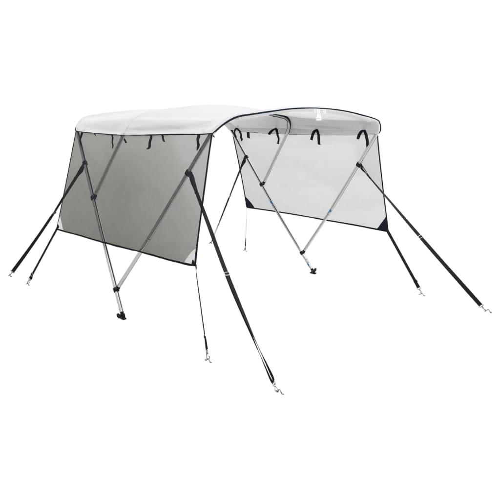 Bimini di Prua Pareti Laterali Rete 3 Archi 183x(154-167)x137cm | homemem39