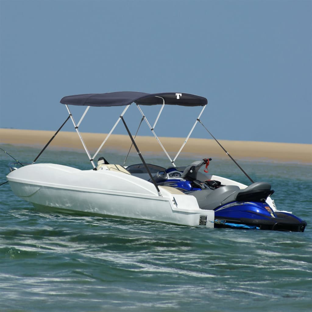 Bimini di Prua Pareti Laterali Rete 3 Archi 183x(137-152)x137cm | homemem39