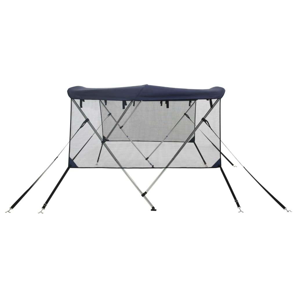 Bimini di Prua Pareti Laterali Rete 3 Archi 183x(185-198)x137cm | homemem39