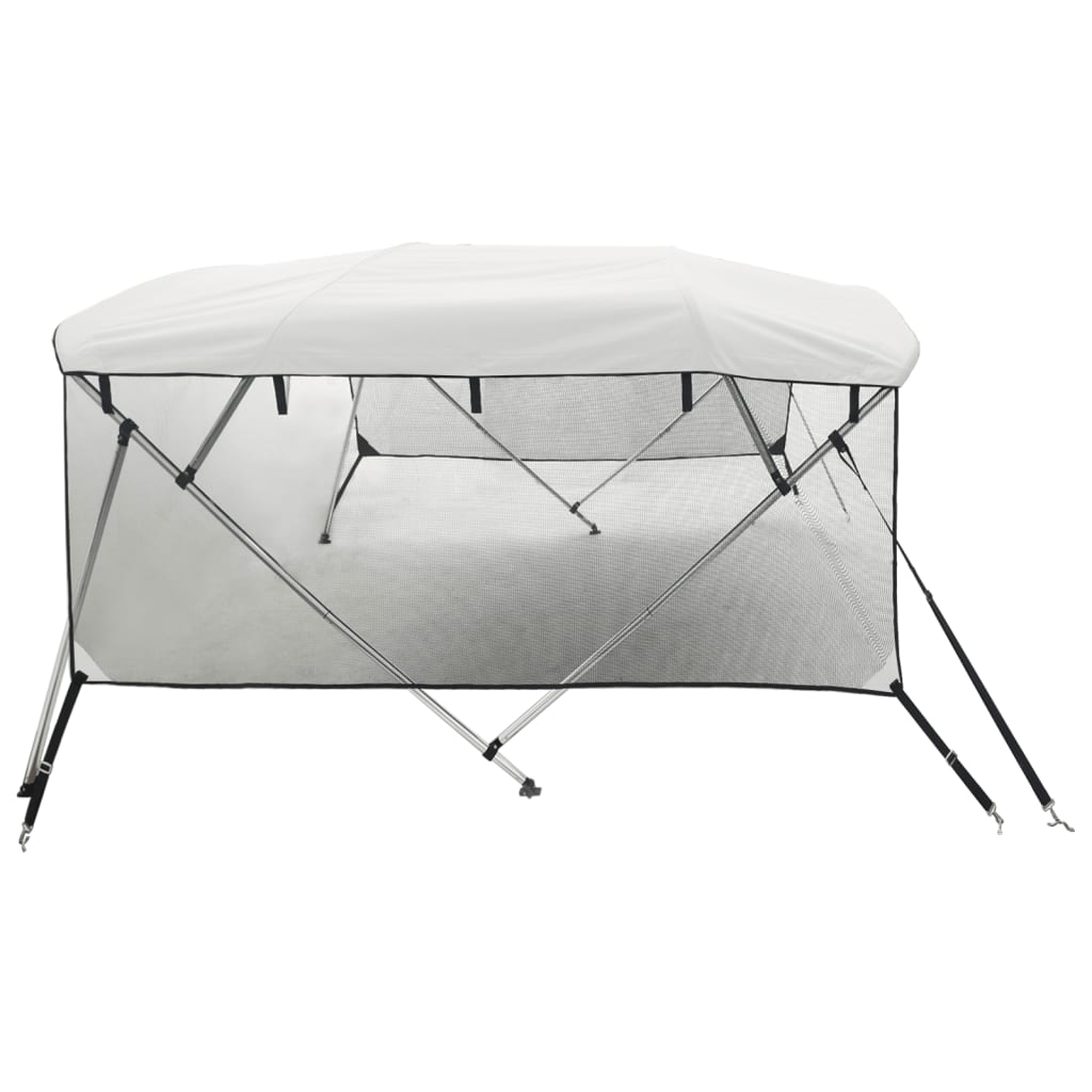 Bimini di Prua Pareti Laterali Rete 4 Archi 243x(185-198)x137cm | homemem39