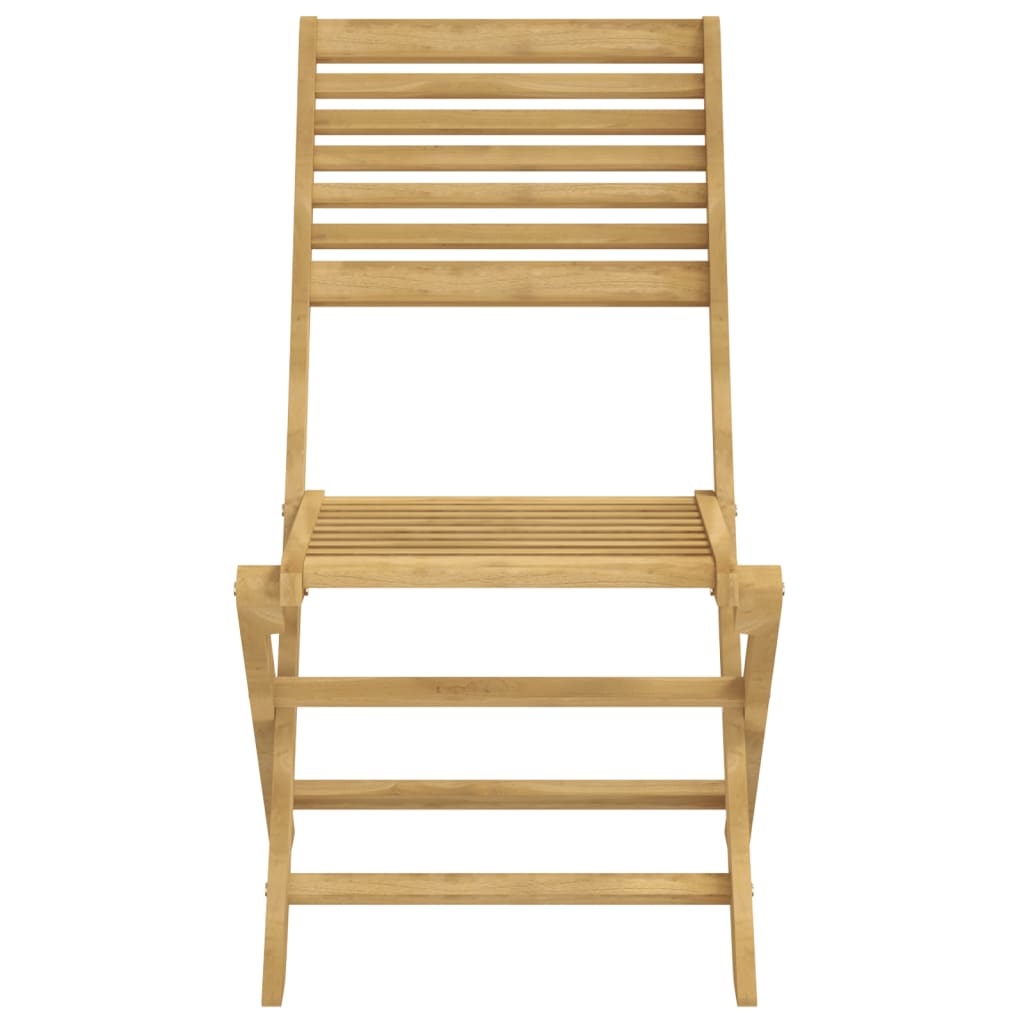Sedie Giardino Pieghevoli 8 pz 48,5x61,5x87 cm Massello Acacia | homemem39
