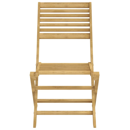 Sedie Giardino Pieghevoli 8 pz 48,5x61,5x87 cm Massello Acacia | homemem39