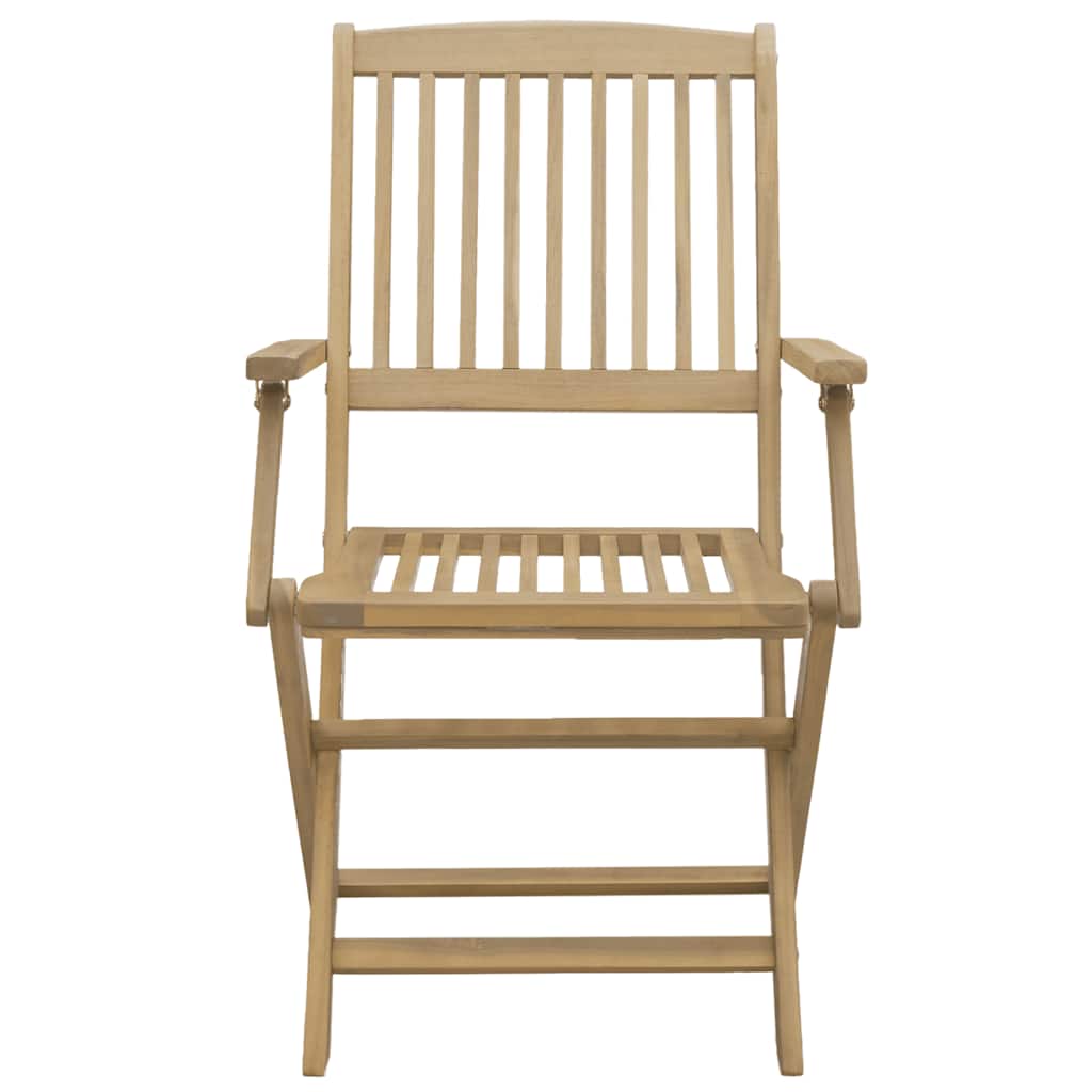 Sedie Giardino Pieghevoli 6 pz 54x61x88cm Massello Acacia | homemem39