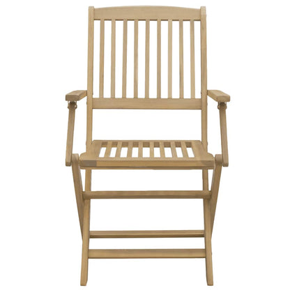 Sedie Giardino Pieghevoli 6 pz 54x61x88cm Massello Acacia | homemem39