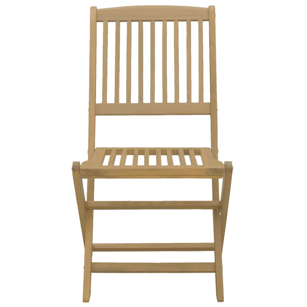 Sedie pieghevoli, 6 pezzi, 48,5x57x90 cm, in legno massello di acacia