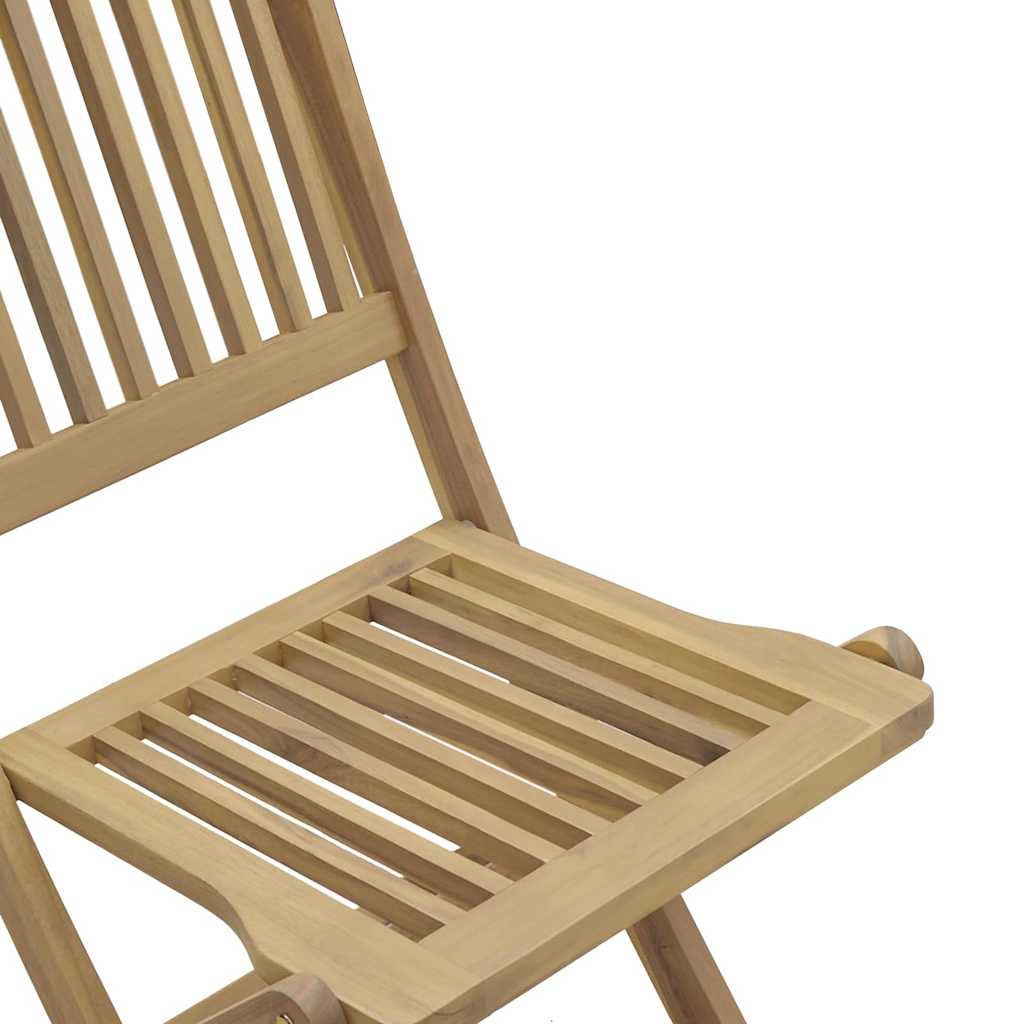 Sedie pieghevoli, 6 pezzi, 48,5x57x90 cm, in legno massello di acacia