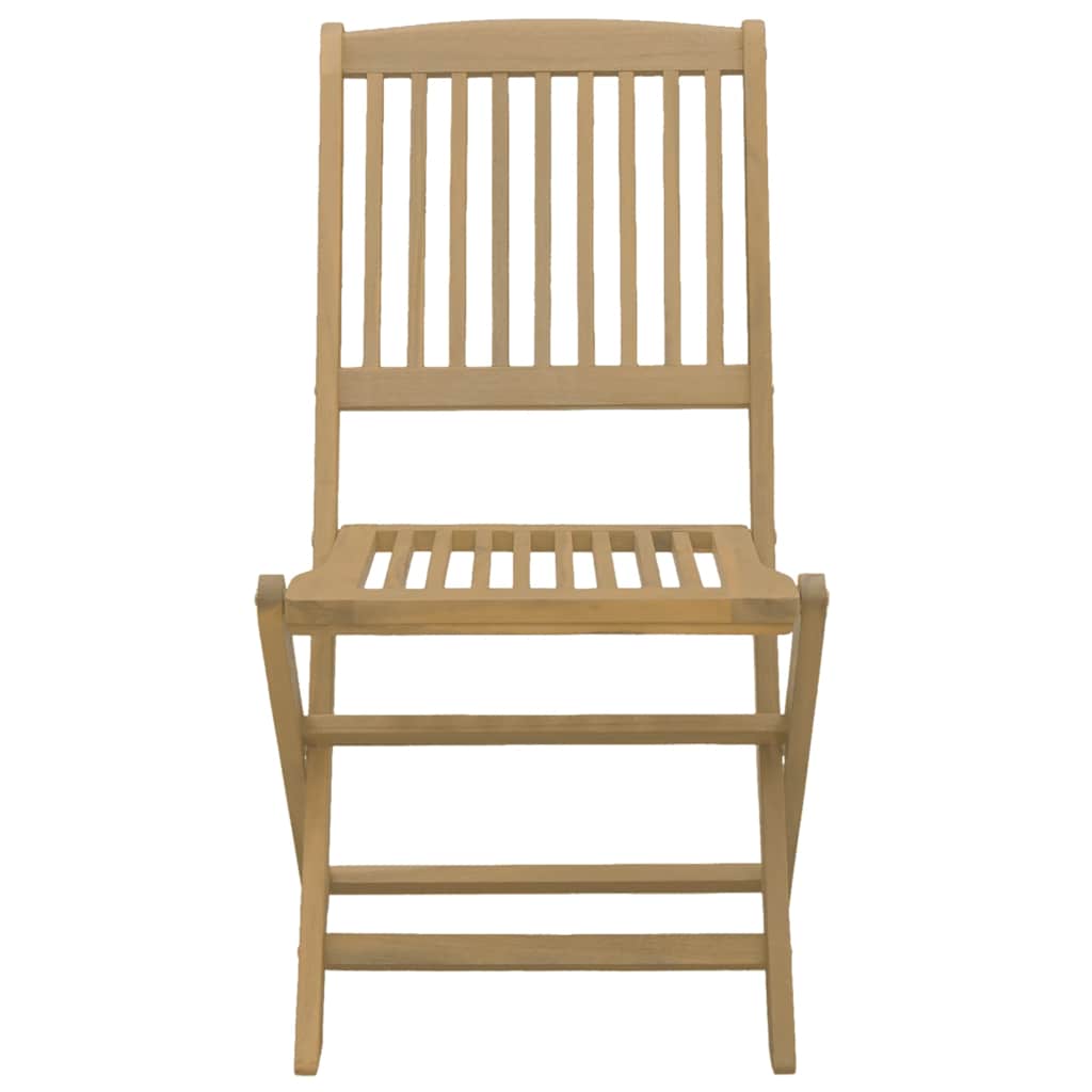 Sedie da Giardino Pieghevoli 8 pz Legno Massello di Acacia | homemem39