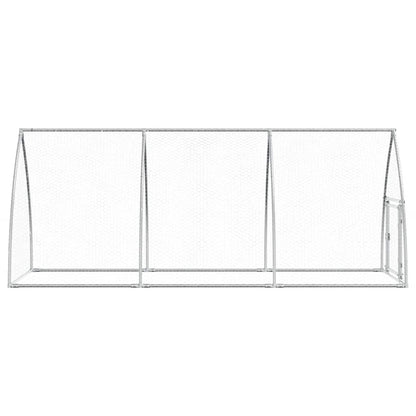 Gabbia per Polli Argento 300x105x120 cm in Acciaio Zincato | homemem39