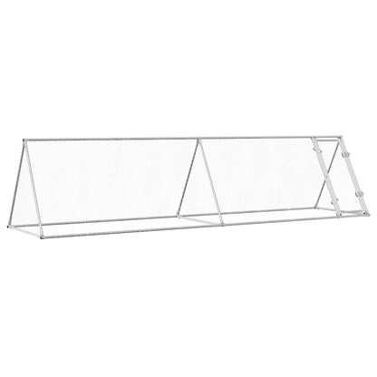 Gabbia per Polli Argento 400x105x91 cm in Acciaio Zincato | homemem39