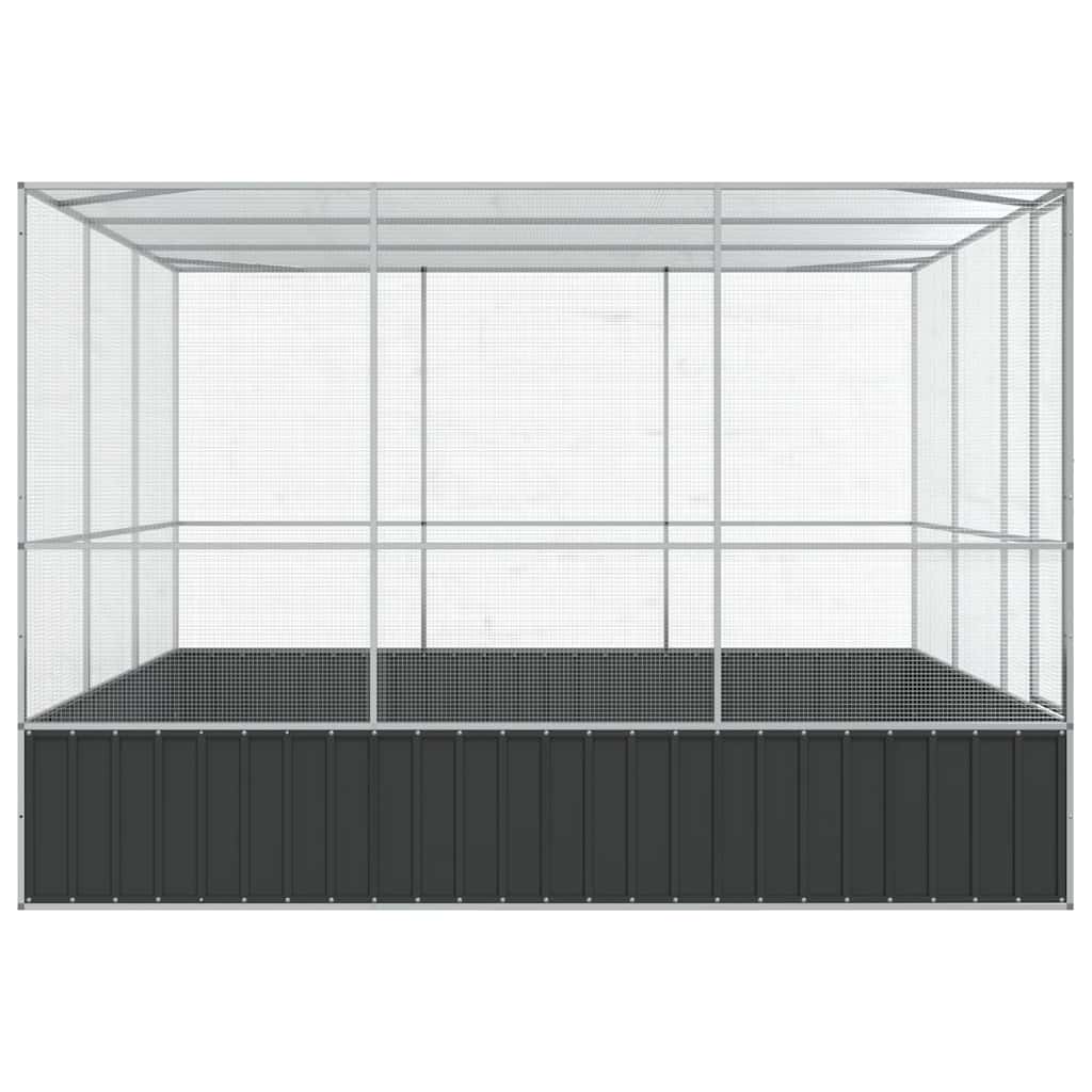 Voliera Argento 311x307x212 cm in Acciaio - homemem39