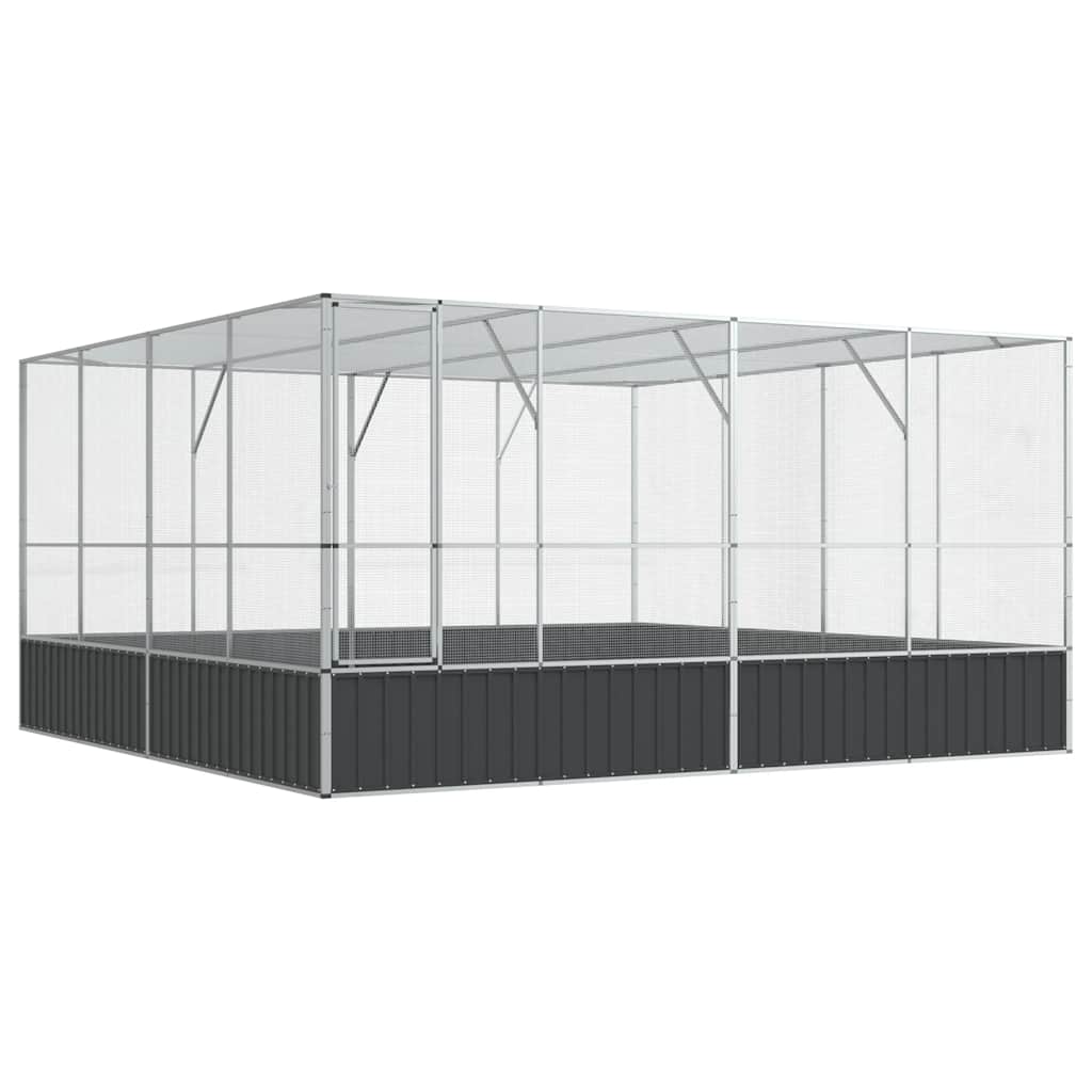 Voliera Argento 418x414x212 cm in Acciaio | homemem39