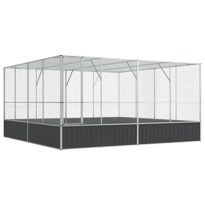 Voliera Argento 418x414x212 cm in Acciaio | homemem39