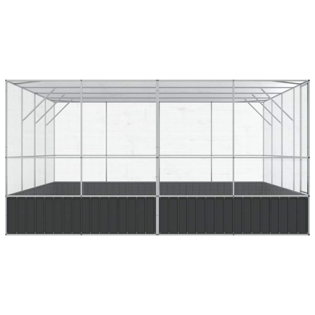 Voliera Argento 418x414x212 cm in Acciaio | homemem39