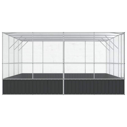 Voliera Argento 418x414x212 cm in Acciaio | homemem39