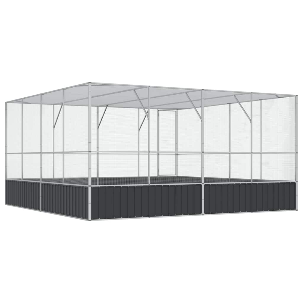 Voliera Argento 418x414x212 cm in Acciaio | homemem39