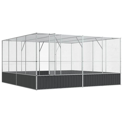 Voliera Argento 418x414x212 cm in Acciaio | homemem39