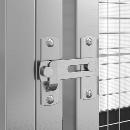 Voliera Argento 418x414x212 cm in Acciaio | homemem39
