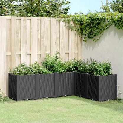 Fioriera da Giardino Nera in PP