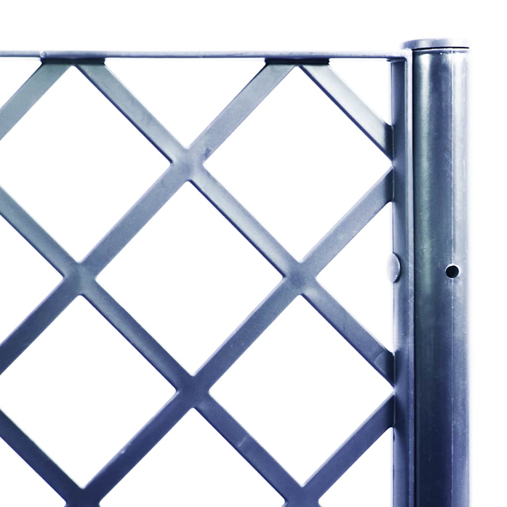 Fioriera Giardino con Graticcio Grigio Blu 160x120x140 cm PP