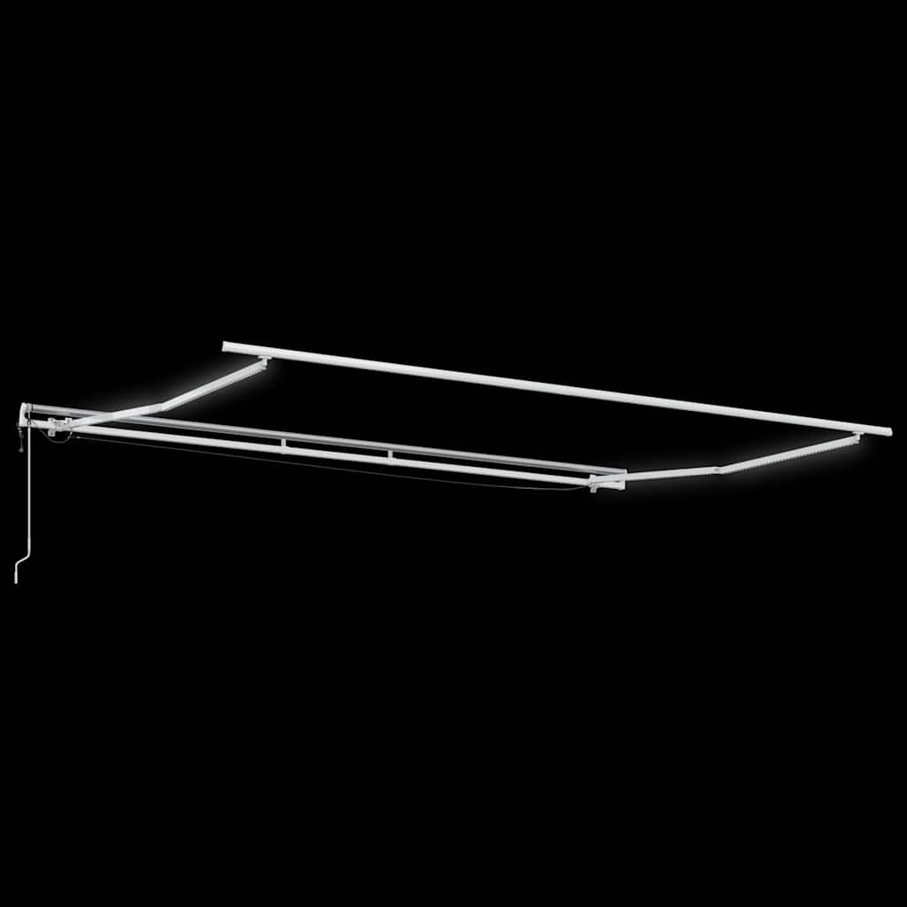 Tenda da Sole Retrattile Automatica con LED Bordò 500x300 cm | homemem39