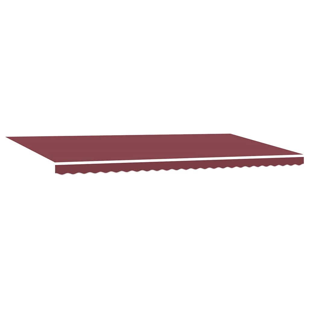 Tenda da Sole Retrattile Manuale con LED Bordò 600x300 cm | homemem39