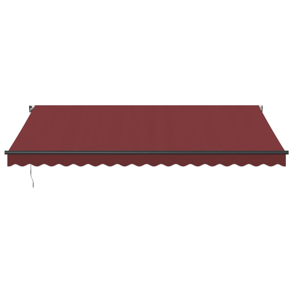 Tenda da Sole Retrattile Manuale Bordò 450x350 cm | homemem39