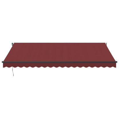 Tenda da Sole Retrattile Manuale Bordò 450x350 cm | homemem39