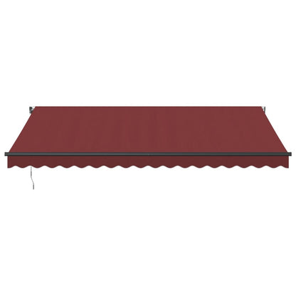 Tenda da Sole Retrattile Automatica Bordò 450x350 cm | homemem39