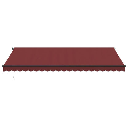 Tenda da Sole Retrattile Automatica Bordò 500x350 cm | homemem39