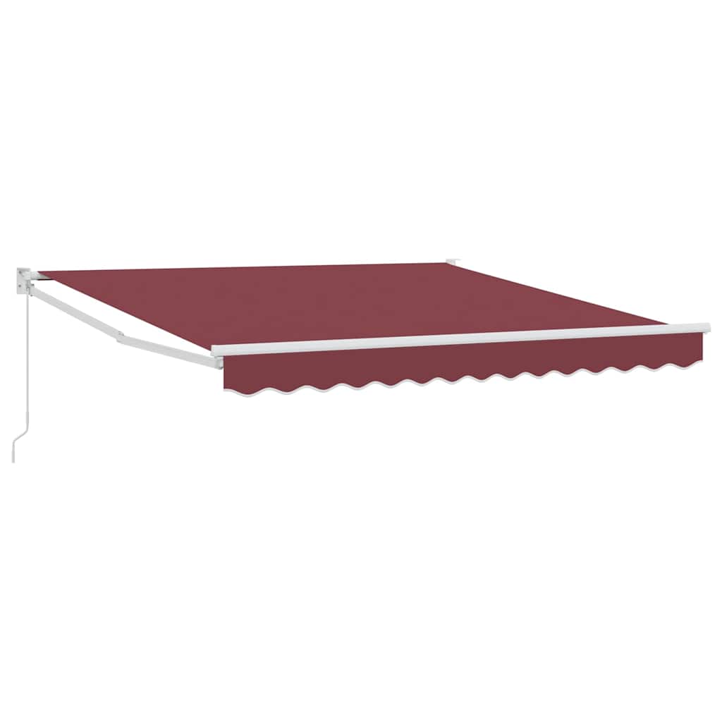 Tenda da Sole Retrattile Manuale Bordò 300x250 cm | homemem39