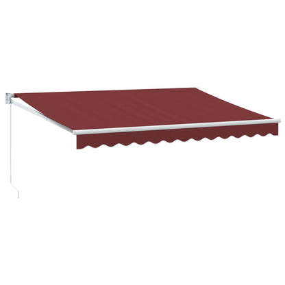 Tenda da Sole Retrattile Manuale Bordò 350x250 cm | homemem39