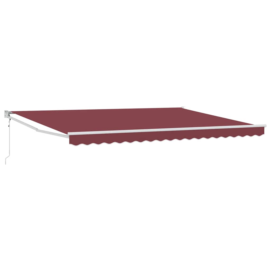 Tenda da Sole Retrattile Automatica Bordò 450x300 cm