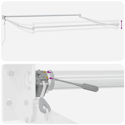 Tenda da Sole Retrattile Automatica Bordò 500x300 cm | homemem39