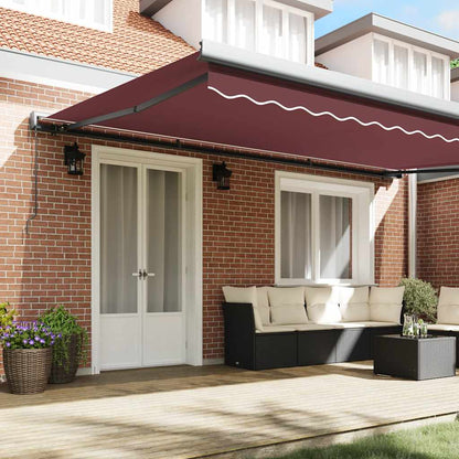 Tenda da Sole Retrattile Automatica Bordò 300x250 cm