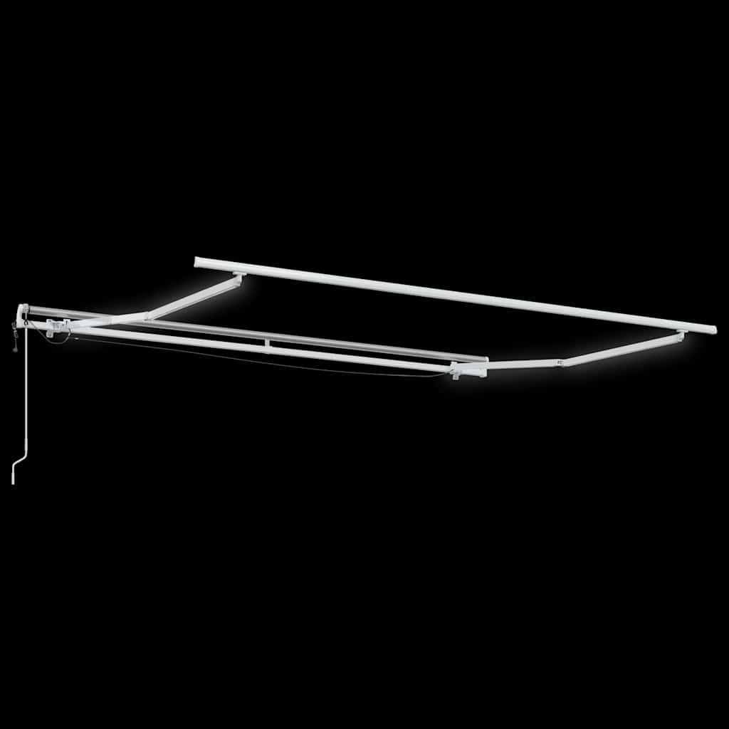Tenda da Sole Retrattile Automatica con LED Marrone 300x250 cm | homemem39