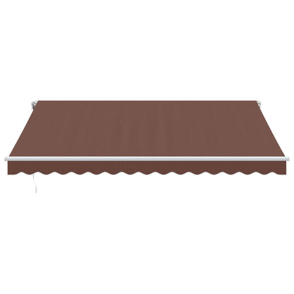 Tenda da Sole Retrattile Automatica Marrone 400x350 cm | homemem39