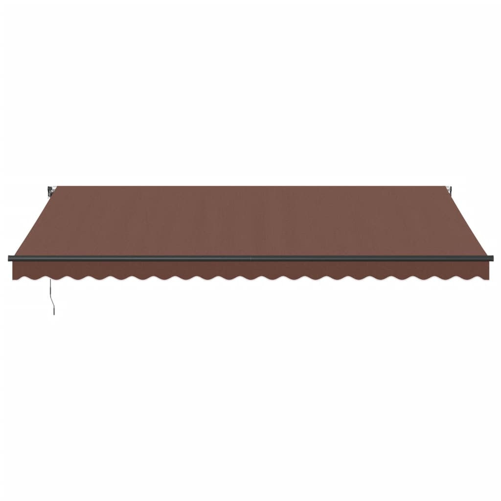 Tenda da Sole Retrattile Automatica Marrone 500x350 cm | homemem39