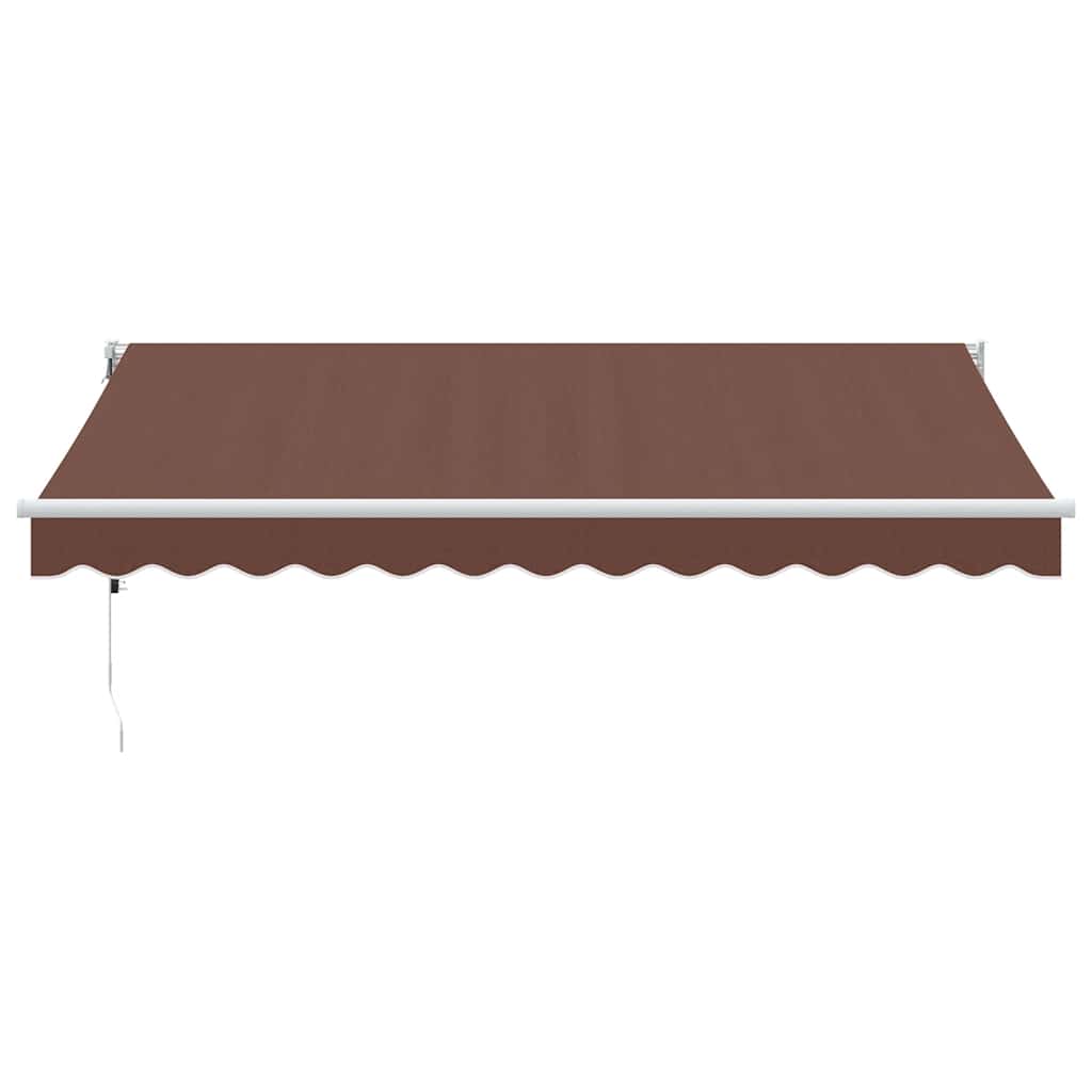 Tenda da Sole Retrattile Automatica Marrone 350x250 cm