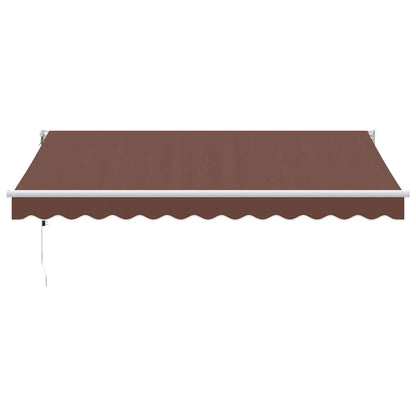 Tenda da Sole Retrattile Automatica Marrone 350x250 cm