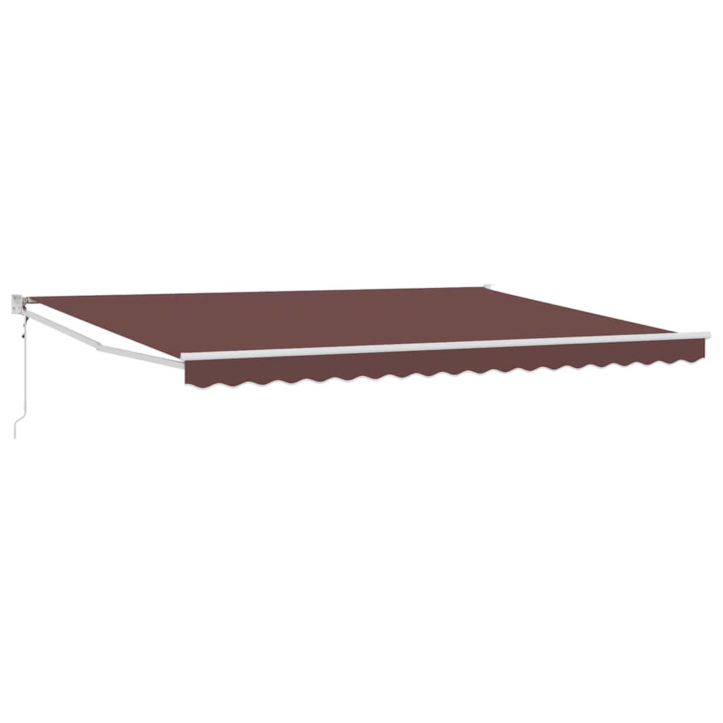 Tenda da Sole Retrattile Automatica Marrone 450x300 cm