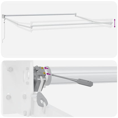 Tenda da Sole Retrattile Automatica Marrone 450x300 cm | homemem39