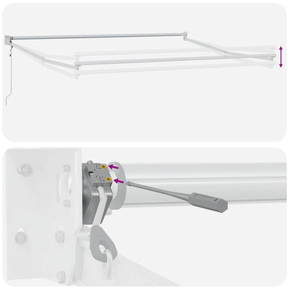 Tenda da Sole Retrattile Automatica Marrone 500x300 cm | homemem39