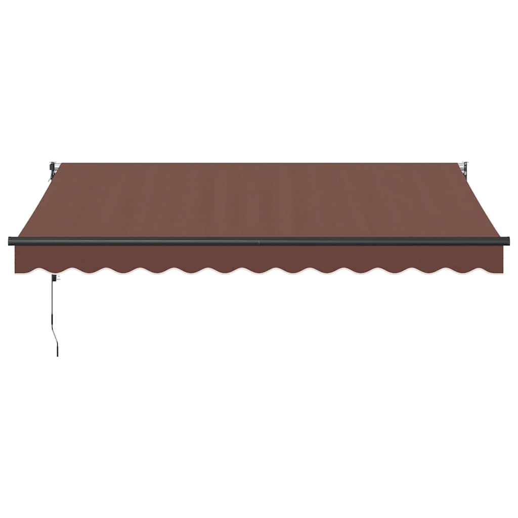 Tenda da Sole Retrattile Automatica Marrone 350x250 cm